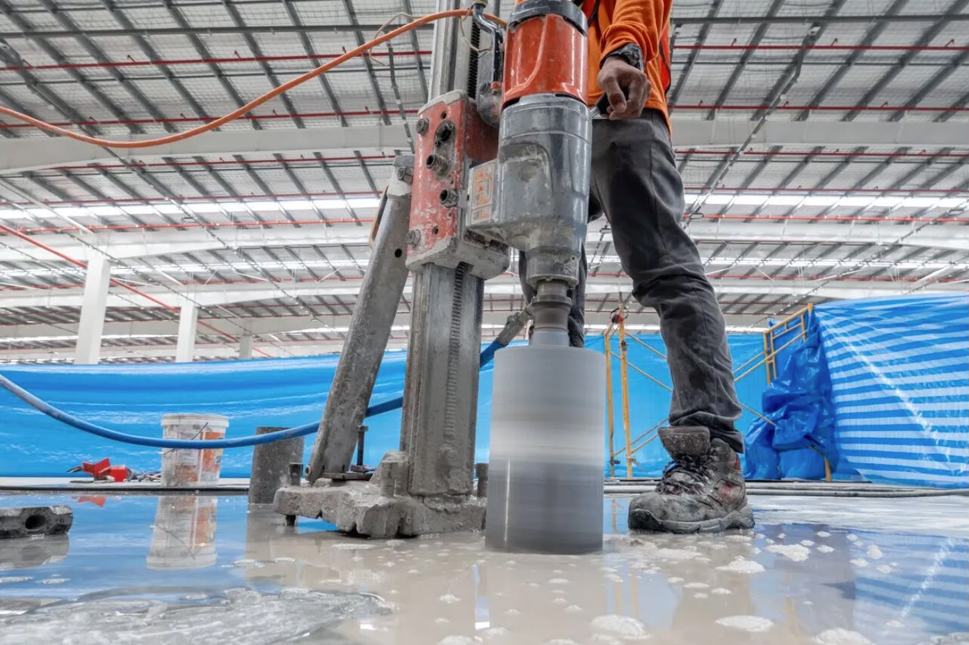 Core Cutting & Testing